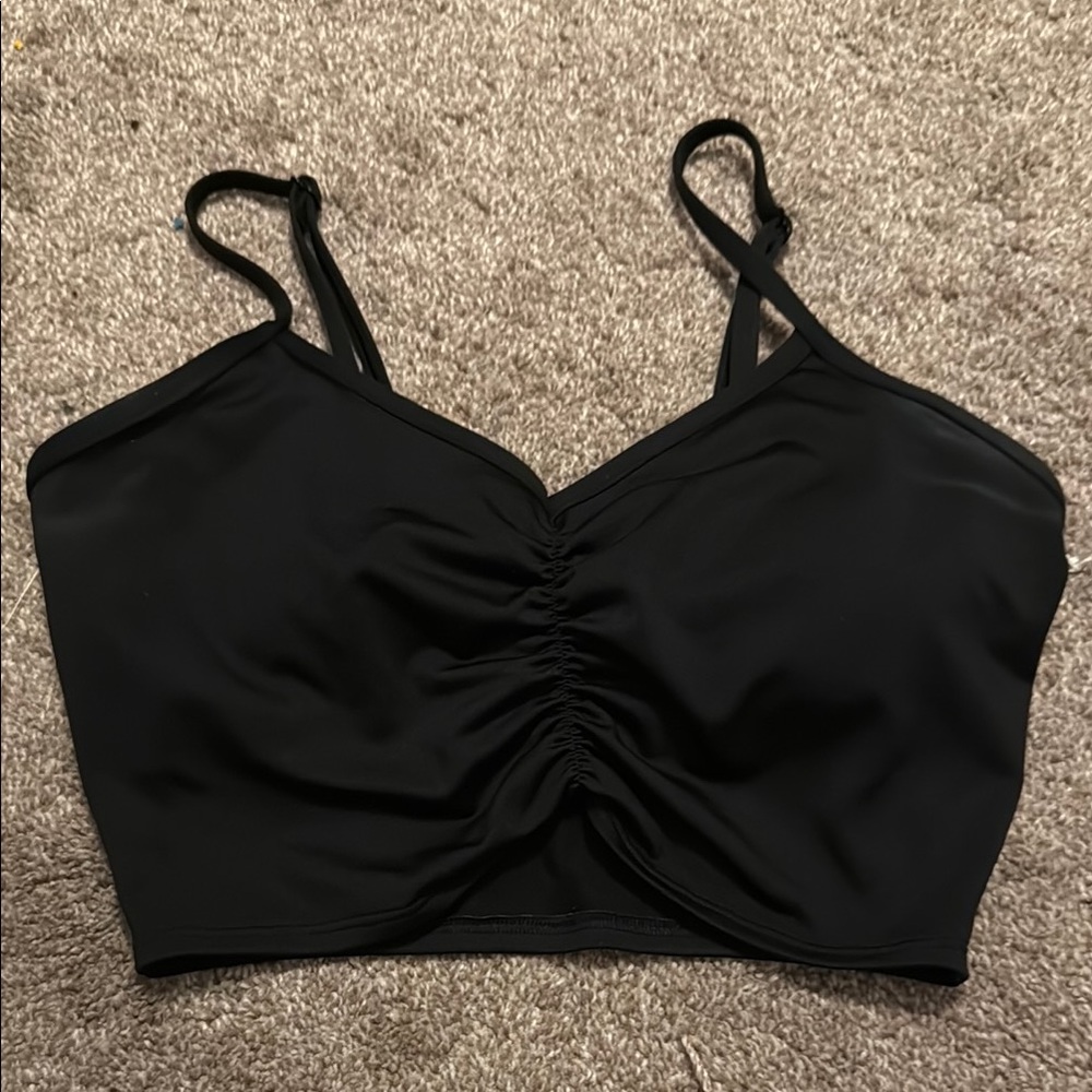 PINK Victoria's Secret Black Crop Top